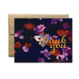 foil cursive purple floral thank you boxed set For Discount