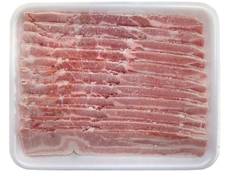 冷凍燒烤去皮五花肉片 - 冷冻烧烤去皮五花肉片 - PORK BELLY SKINLESS GRILL FROZEN 1.3-1.6lb pk Supply