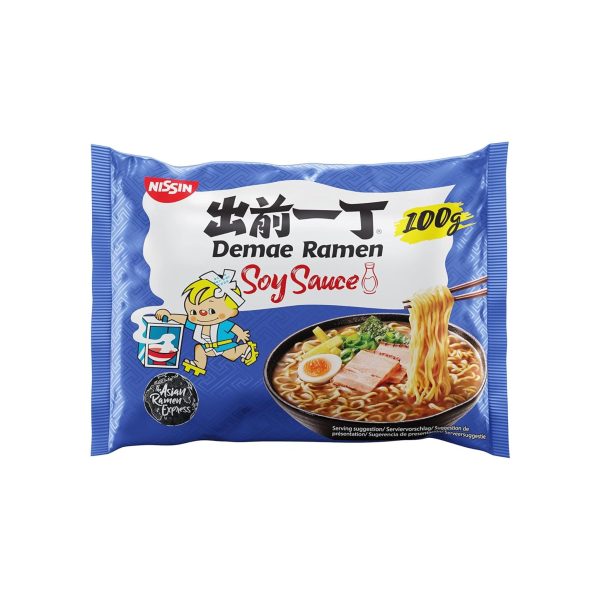 Nissin Demae Ramen Instant Nudeln Tokyo Soja 100 g Fashion