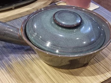 Bowl With Handle 8 inch & Lid  - Vietnam Discount