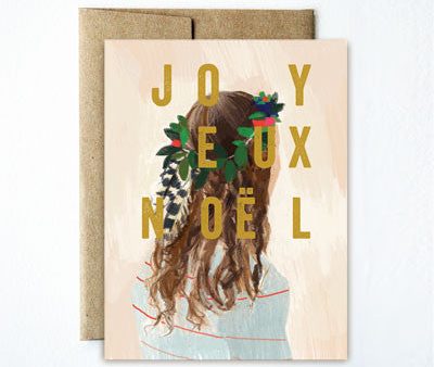 Foil Joyeux Noel Feather Girl Set Online