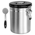 Stainless Steel Coffee Bean Storage Silver For Cheap