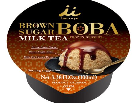 Brown Sugar Bubble Milk Tea Ice Cream Hot on Sale