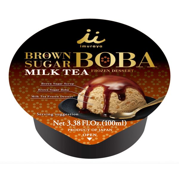 Brown Sugar Bubble Milk Tea Ice Cream Hot on Sale