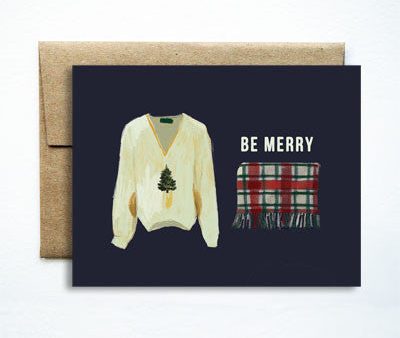 Be Merry Sweater & Blanket Set Online Hot Sale