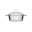 22 cm Casserole 3.30 lts + Lid - Stainless steel - Tramontina Online Sale