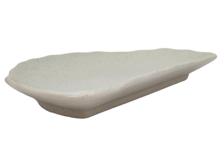 Assiette en porcelaine Demi-Lune 21 x 13 x 3 cm Cheap