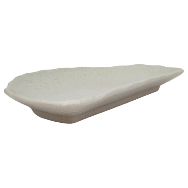 Assiette en porcelaine Demi-Lune 21 x 13 x 3 cm Cheap