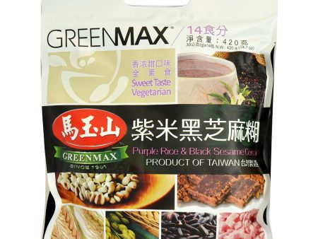 馬玉山紫米黑芝麻糊 - 马玉山紫米黑芝麻糊 - GREENMAX SC BAG PPL RICE & BLK SSM CEREA Hot on Sale