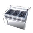 Industrial 6 stoves gas burner Online