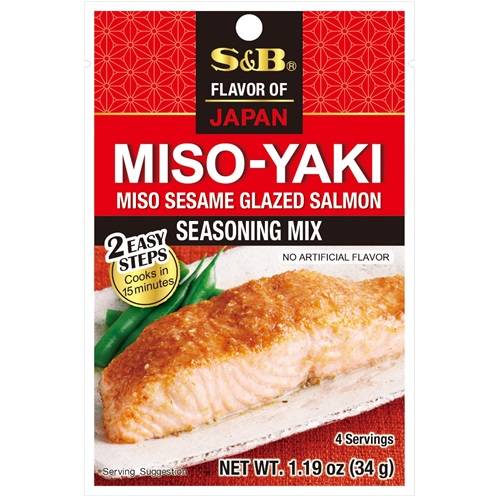 S&B - Mélange d Assaisonnement pour Saumon Miso-yaki 34g For Discount