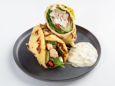 Greek Street Pulled Chicken Salad Gyros Fashion