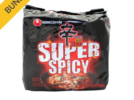 Nongshim Instantnudeln Shin Rot Super Spicy 5 x 120 g Cheap