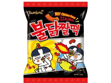 Samyang Buldak Zzaldduk Snacks hot Chicken 120 g on Sale