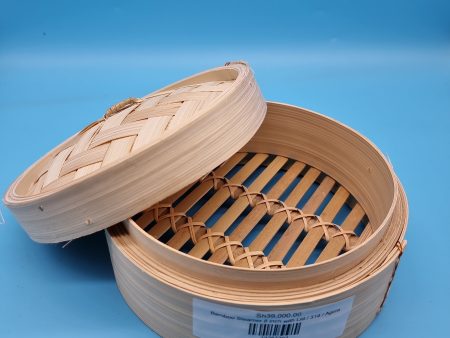 Bamboo Steamer 8 inch with Lid Online Sale