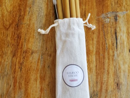 Bamboo Straw Set Hot on Sale