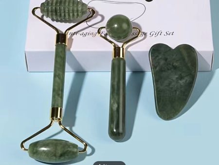 Green Marble Anti-aging facial Massage Tool Fashion