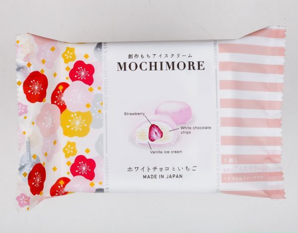 MOCHIMORE White Chocolate＆Strawberry Mochi Ice Cream Online Sale