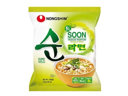 Nongshim Instantnudeln Soon Veggie Ramyun 112 g For Discount