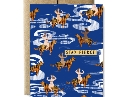 Stay fierce card - year of the woman Cheap