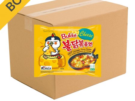 Samyang Buldak Instant Nudeln Gelb Scharfes Huhn Käse Hot chicken cheese 40 x 140 g Karton - versandkostenfrei For Cheap