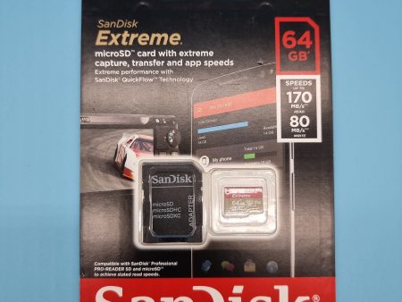 SanDisk Extreme 64 GB microSDXC Memory Card Sale