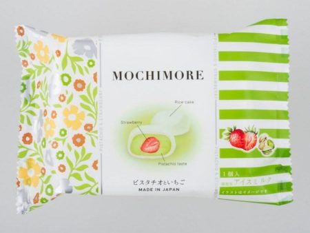 MOCHIMORE Pistachio & Strawberry Mochi Ice Cream Discount