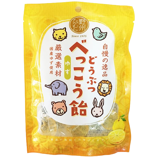 Yasu Takamura - Bonbon Bekko aux animaux Saveur yuzu 50g Online Sale