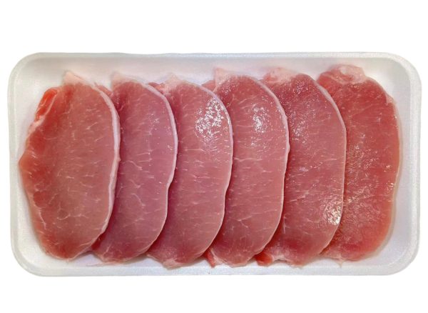 【99熱銷】新鮮裏脊肉排 - 新鲜里脊肉排 - PORK LOIN STEAK 1-1.2lb pk Fashion