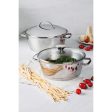 22 cm Casserole 3.30 lts + Lid - Stainless steel - Tramontina Online Sale