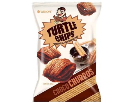 Orion Turtle Chips Choco Churros 80 g Supply