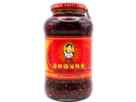 Lao Gan Ma Crispy Chili in Öl 700 g on Sale