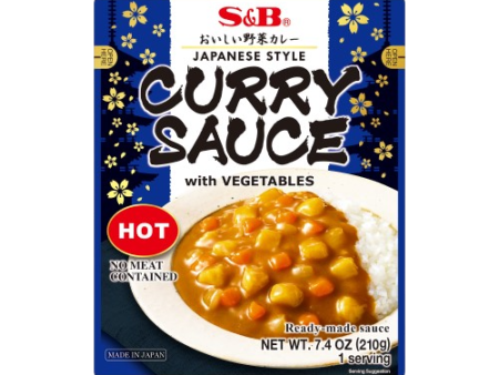 S&B - Sauce au curry avec légumes épicée 210g Online now