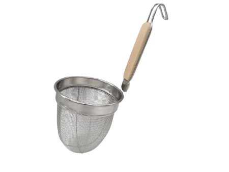 FOFO Strainer for Hot Pot, short wooden handle 14cm, 16.9x34x14cm Sale