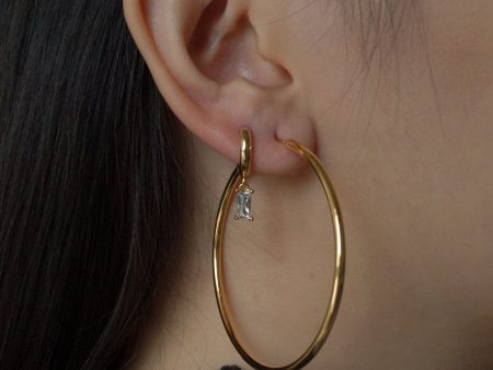 Essential Thin Hoops - Large *18K Gold-plated S925 Discount