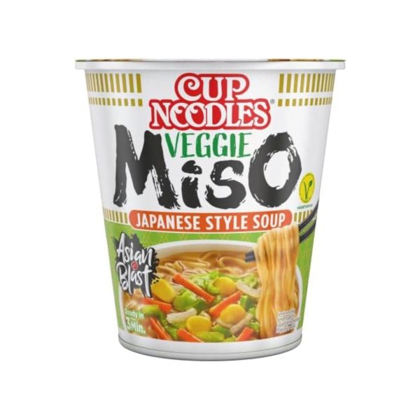 Nissin Instant Nudeln Cup Veggie Miso 67 g Online Sale