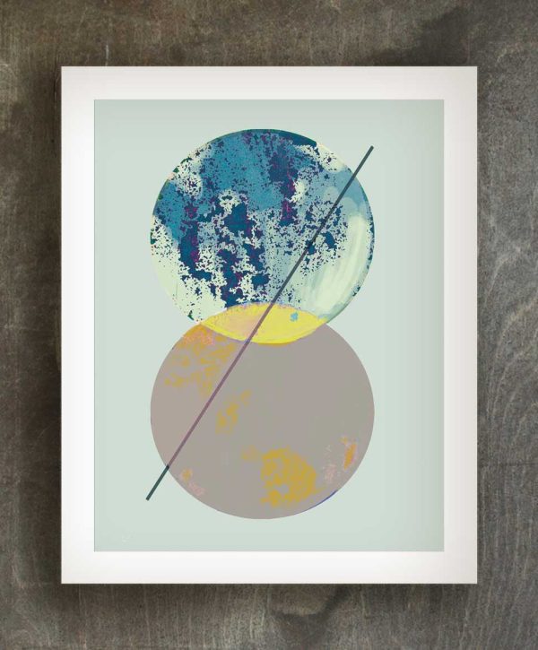 Cosmic Earth art print Cheap