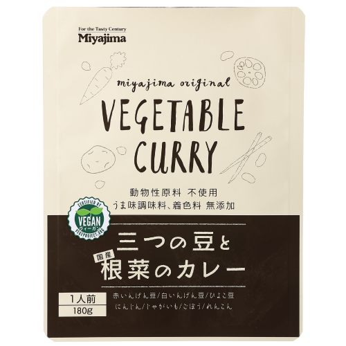 Miyajima Shoyu - Sauce Curry de trois haricots et de légumes racines 180g Online Sale