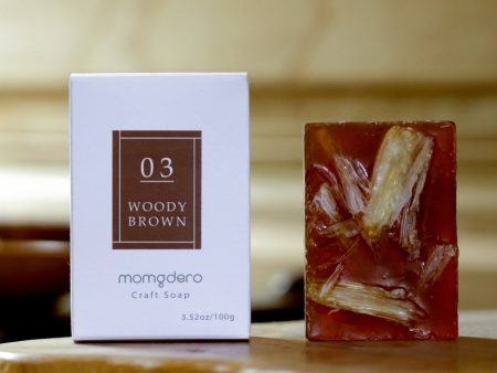 [Natural origin, for sensitive skin] Craft Soap Woody Brown Sale