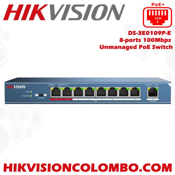 Hikivision Ethernet Switch  DS-3ED109P-E N Online