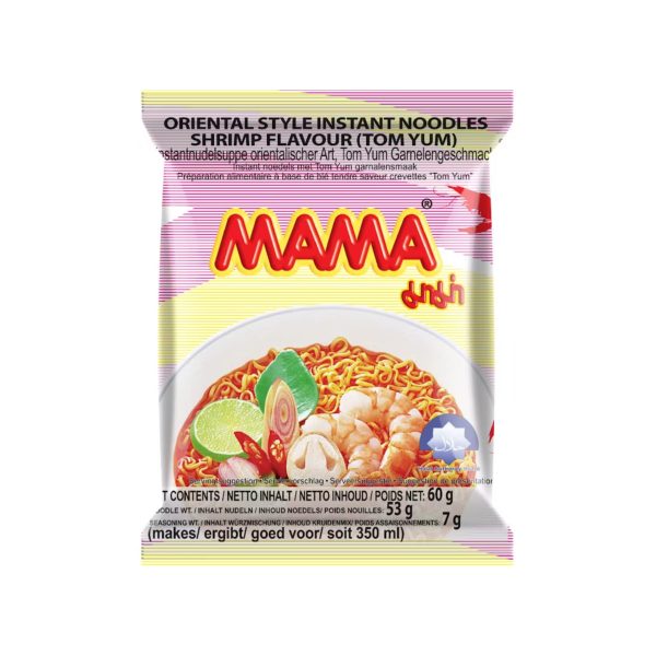 Mama Instantnudeln Garnelen Tom- Yum 60 g Fashion