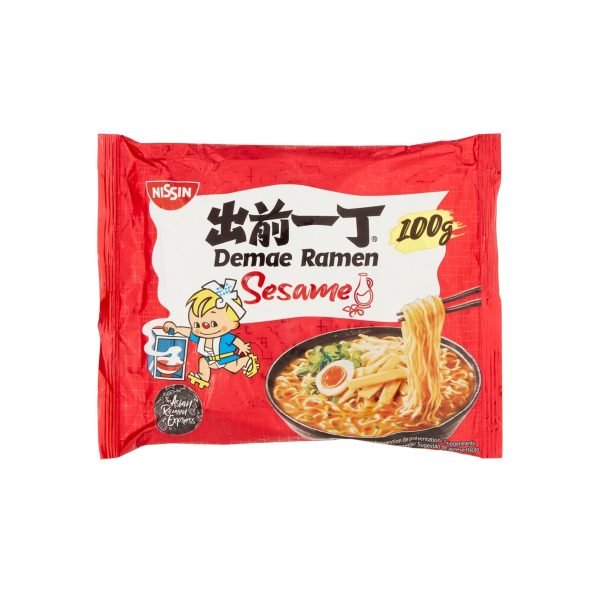 Nissin Demae Ramen Instant Nudeln Sesam 100 g Sale