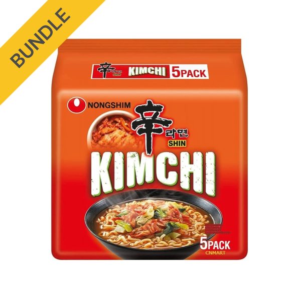 Nongshim Instantnudeln Shin Kimchi 5 x 120 g Sale