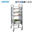 12pc Trolley Shelf - Kitchen prep work shelf - Moving Shelf For Cheap