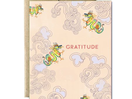 Cloud dragon thank you card Hot on Sale