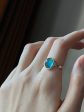 Silver Ring with Aqua Pendant Discount