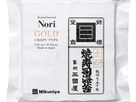 Mikuniya - Feuilles d algues Nori croustillant GOLD 50P 200g Online Sale