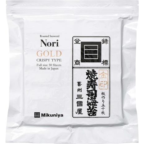 Mikuniya - Feuilles d algues Nori croustillant GOLD 50P 200g Online Sale