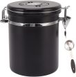 Stainless Steel Coffee Bean Storage Black Matte Sale