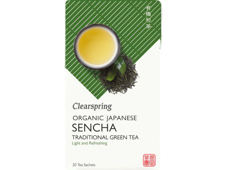 Clearspring - Thé Vert Sencha Japonais Bio 20 Sachets de thé 36g Discount